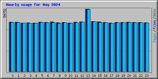 Hourly usage for May 2024